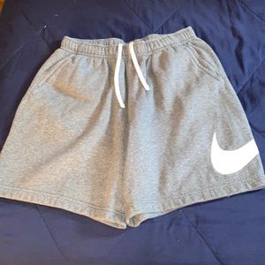 Men’s Grey Athletic Nike Shorts Size Large